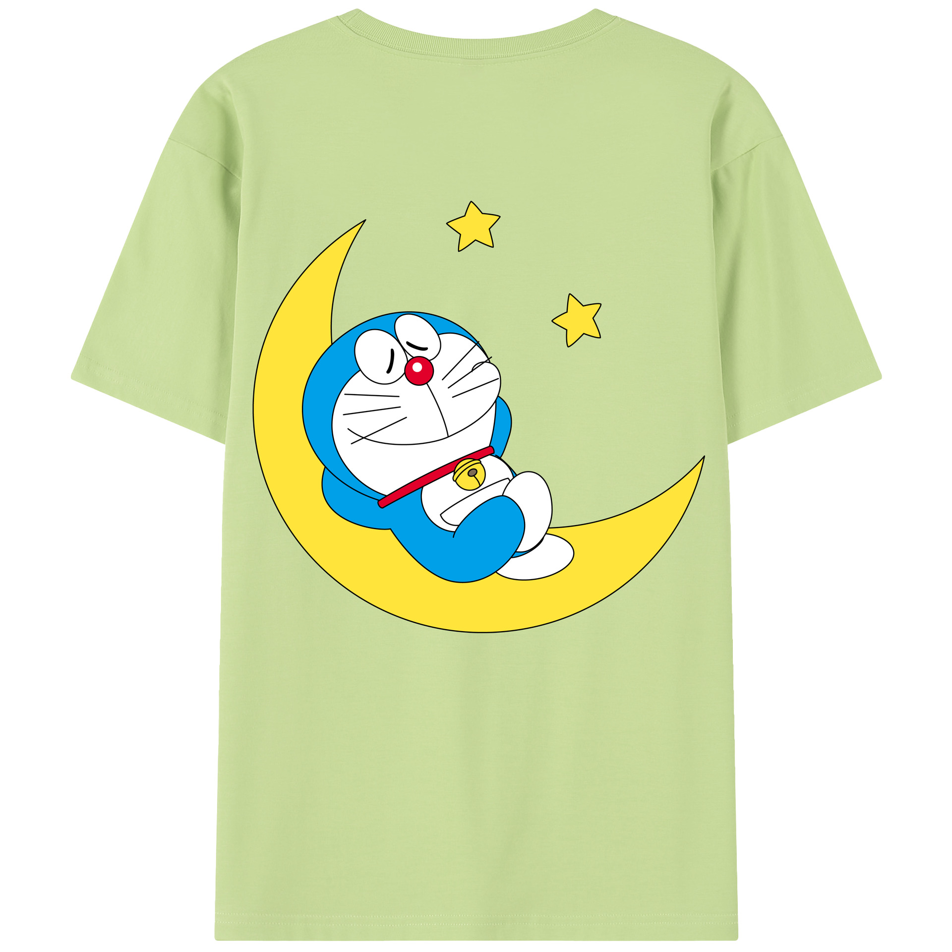 （画像用） ドラえもん Doraemon 綿100％半袖Tシャツ（背面プリント）